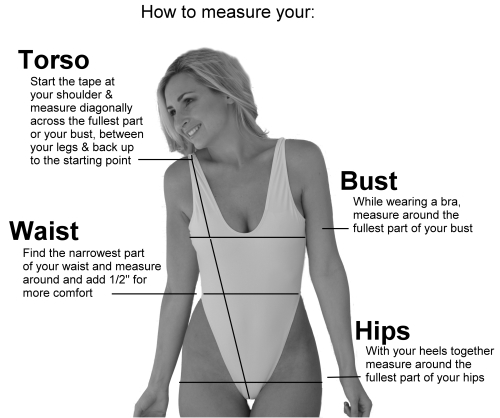 How To Measure Form One Piece Swimsuits