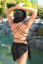 Optional matching sheer black mesh sarong