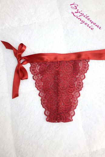 Scarlet Temptation see thru Rio lingerie bottom