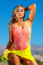 Sarong in Neon Yellow perfect cover-up