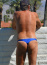 Men's Low Rider Thong swimsuit Royal Blue