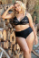 Plus size bikini - Cheeky High Waist bikini bottom front view