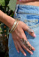 Gold Bangles with Silver Finger Slide