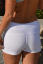 White Sport Shorts back view