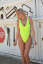 St. Raphael Neon Yellow One Piece Thong