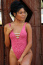 Temptation one piece in Pink Polk-a-Dot