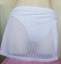 White Thin Stripe thong skirt fabric
